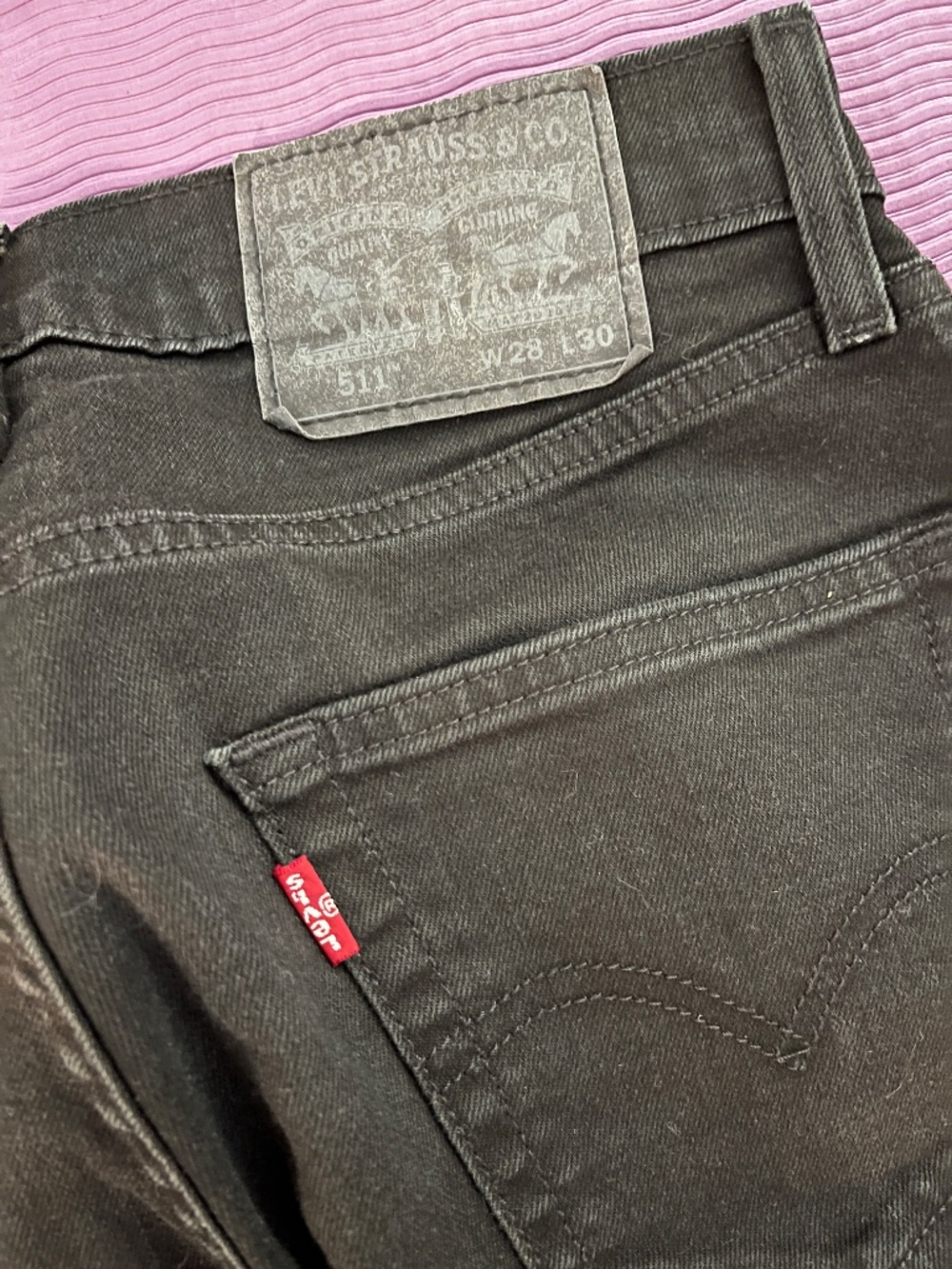 Levis 511 Black Jeans